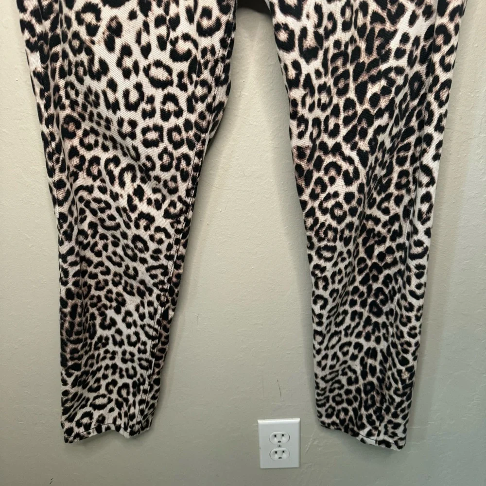 RAG & BONE Boyfriend Jeans Snow Leopard Print Mid-Rise Loose Fit Ankle Denim 27 - Picture 8 of 13